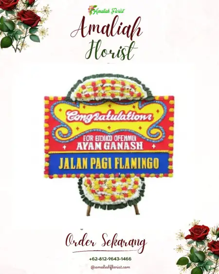 Sewa Papan Bunga Medari